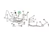 Husqvarna peremes anya 5/8 11 TS 138, TS 142 fűnyírótraktorhoz robbantott ábra
