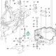 Husqvarna tengelycsap P 524, P 524X, P 525D riderhez robbantott ábra