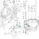 Husqvarna alátét vázszekrény P 524, P 524X, P 525D riderhez robbantott ábra