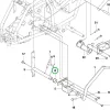 Husqvarna poliamid csapágy 25/30x20 R 112C, R 214TC riderhez robbantott ábra