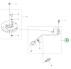 Husqvarna gyújtómodul 122HD60, 322HD60, 522HD60X sövényvágóhoz robbantott ábra