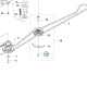 Husqvarna csavar M8x25 8.8 szíjvezetőhöz R 214TC, R 216T AWD riderhez robbantott ábra