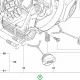 Husqvarna forgattyúház váz 120 Mark II, 235, 236, 240 láncfűrészhez robbantott ábra