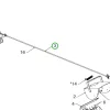 Husqvarna kidobóterelő vezérlő bowdennel ST 276EP, ST 327P hómaróhoz robbantott ábra