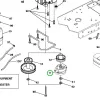 Husqvarna Ogura kuplung TS 142, TS 242, TS 342 fűnyírótraktorhoz robbantott ábra