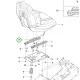Husqvarna ülésállító bal és jobb R 318X, R 316TX AWD riderhez robbantott ábra