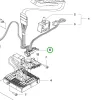 Husqvarna elektromos rögzítő 330i, 535i XP, 325iB láncfűrészhez robbantott ábra