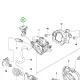 Husqvarna légszűrő persely T525 láncfűrészhez robbantott ábra