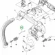 Husqvarna gázbowden T525 láncfűrészhez robbantott ábra