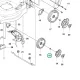 Husqvarna M12 záróanya LC 247i, LC 347iVX, LC 347V fűnyíróhoz robbantott ábra