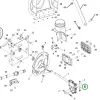 Husqvarna csapszeg ST 224, ST 227, ST 230, ST 330 hómaróhoz robbantott ábra