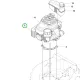 Husqvarna komplett motor Kawasaki FJ180V LC 551SP fűnyíróhoz robbantott ábra