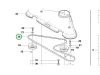 Husqvarna vágóasztal hajtószíj 2032 mm 112 cm R 320 AWD riderhez robbantott ábra