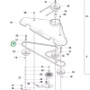 Husqvarna vágóasztal hajtószíj 1880 mm R 214TC, R 216 AWD riderhez robbantott ábra