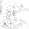Husqvarna hajtószíj 2240 mm R 112C riderhez robbantott ábra