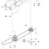 Husqvarna sebességváltó hajtószíj 1400 mm R 418Ts AWD riderhez robbantott ábra
