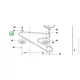 Husqvarna vágóasztal szíj 1854 mm Combi 94 R 418Ts AWD riderhez robbantott ábra