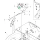 Husqvarna magasságállító gombrugó LC 247i, LC 347iVX fűnyíróhoz robbantott ábra