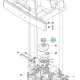 Husqvarna kiegyenlítő tartály kupak R 214TC, R 318X, R 216 riderhez robbantott ábra