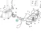 Husqvarna főkábelköteg R400 Gen2 R 418TsX AWD, R 420TsX AWD riderhez robbantott ábra