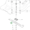 Husqvarna fűnyírókés 47 cm LC 247i, LC 347iVX fűnyíróhoz robbantott ábra