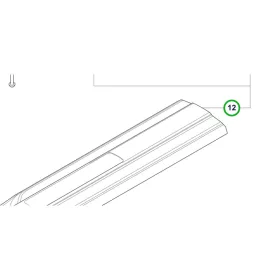 Husqvarna szállítási védő HD60 322iHD60, 522iHD60 sövényvágóhoz robbantott ábra