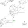 Husqvarna szívócső 130, 135 Mark II láncfűrészhez robbantott ábra