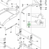 Husqvarna járókerék forgókerékhez Combi 122 P 524EFI riderhez robbantott ábra