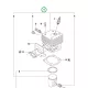 Husqvarna henger 372 XP láncfűrészhez 593665502 robbantott ábra