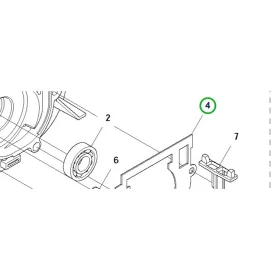 Husqvarna forgattyúház tömítés 135R, 535RX, 535RXT fűkaszához robbantott ábra
