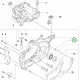 Husqvarna műanyag csonk 555, 560 XP, 562 XP, 572 XP láncfűrészhez robbantott ábra