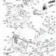 Husqvarna váz TC 342, TC 342T, TC 238T fűnyírótraktorhoz robbantott ábra