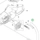 Husqvarna csőfogantyú 542i XP, 540i XP akkus láncfűrészhez robbantott ábra