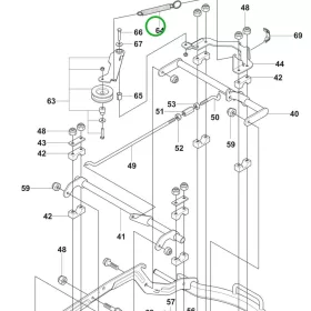 Husqvarna rugó 594 02 06 01 motoros géphez robbantott ábra