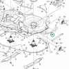 Husqvarna oldalsó merevítő lemez 108 cm TC 242T fűnyírótraktorhoz robbantott ábra