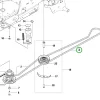 Husqvarna hajtószíj 1950 mm R 214TC, R 216T AWD, R 214C riderhez robbantott ábra