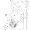 Husqvarna menetformáló csavar 5/16 x 1/2 col R 112iC, TC 138 riderhez robbantott ábra