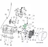 Husqvarna ellenanya 3/8 UNC ST 427T hómaróhoz robbantott ábra