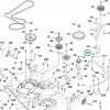 Husqvarna kocsicsavar 3/8 x 1,25 col TC 342, TC 142T fűnyírótraktorhoz robbantott ábra