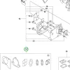 Husqvarna motor tömítéskészlet 522HDR75X, 522HD60X sövényvágóhoz robbantott ábra