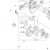 Husqvarna szívócsonk közdarab 522HDR75X, 522HD60X sövényvágóhoz robbantott ábra