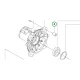 Husqvarna persely régi forgattyúházhoz 555RXT, 555FXT fűkaszához robbantott ábra