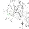 Husqvarna vágóasztal szervizkészlet 42" TS 142 fűnyírótraktorhoz robbantott ábra