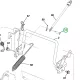 Husqvarna villáscsap 3/8 x 1 1/4 col TC 242T fűnyírótraktorhoz robbantott ábra