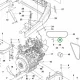 Husqvarna vízhőmérséklet érzékelő kábel P 525DX, P 535HX riderhez robbantott ábra