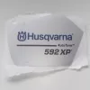 Husqvarna berántóház matrica 592 XP láncfűrészhez