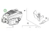 Husqvarna motor LC 151, LC 151S fűnyíróhoz robbantott ábra