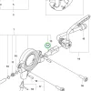 Husqvarna olajpumpa hengeres csap 545 Mark II láncfűrészhez robbantott ábra