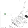 Husqvarna kipufogócsavar 545 Mark II, 560 XP Mark II láncfűrészhez robbantott ábra