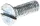 Husqvarna gyújtásrendszer csavar 3x10 390 XP, 395 XP láncfűrészhez